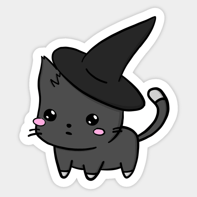 Cat with witch hat cheap